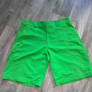Under Armour Men's Green Golf Shorts